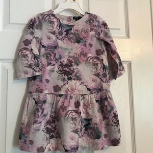 Gap drop waist floral dress